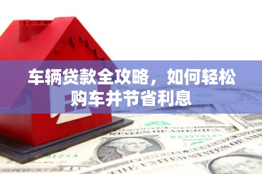 临桂车辆贷款全攻略，如何轻松购车并节省利息
