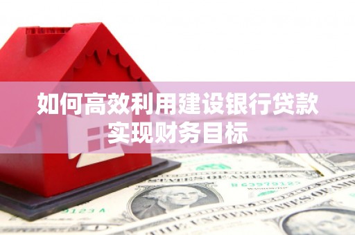临桂如何高效利用建设银行贷款实现财务目标