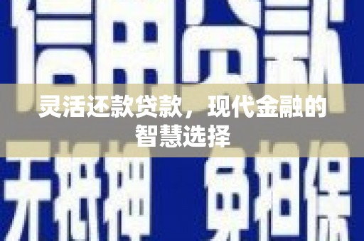 临桂灵活还款贷款，现代金融的智慧选择