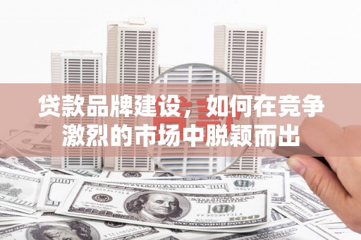 临桂贷款品牌建设，如何在竞争激烈的市场中脱颖而出
