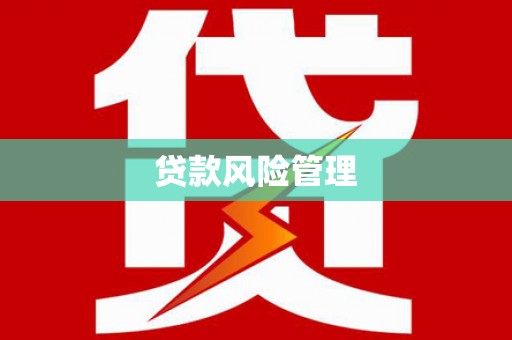 临桂贷款风险管理