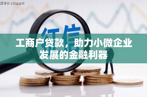 临桂工商户贷款，助力小微企业发展的金融利器
