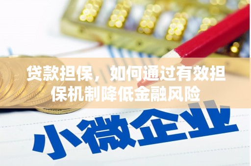 临桂贷款担保，如何通过有效担保机制降低金融风险