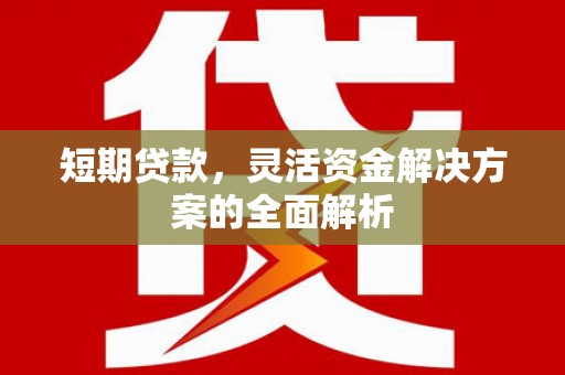 临桂短期贷款，灵活资金解决方案的全面解析