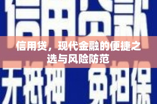 临桂信用贷，现代金融的便捷之选与风险防范