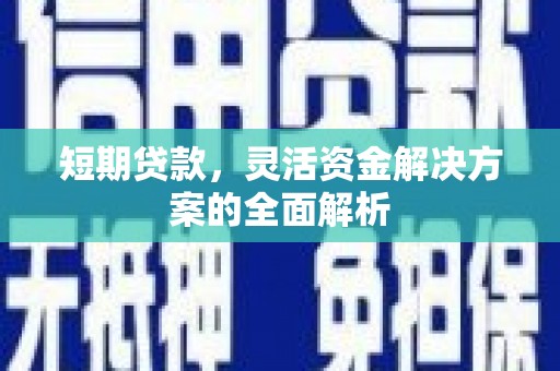 临桂短期贷款，灵活资金解决方案的全面解析